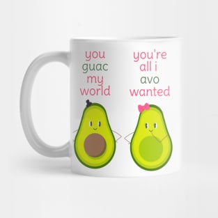 Avocado Pun Couple Love Shirt Mug